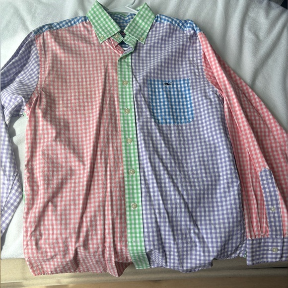 Vineyard Vines Multi-Colored Button-Down Collared Shirt Men’s Size M - Picture 1 of 2